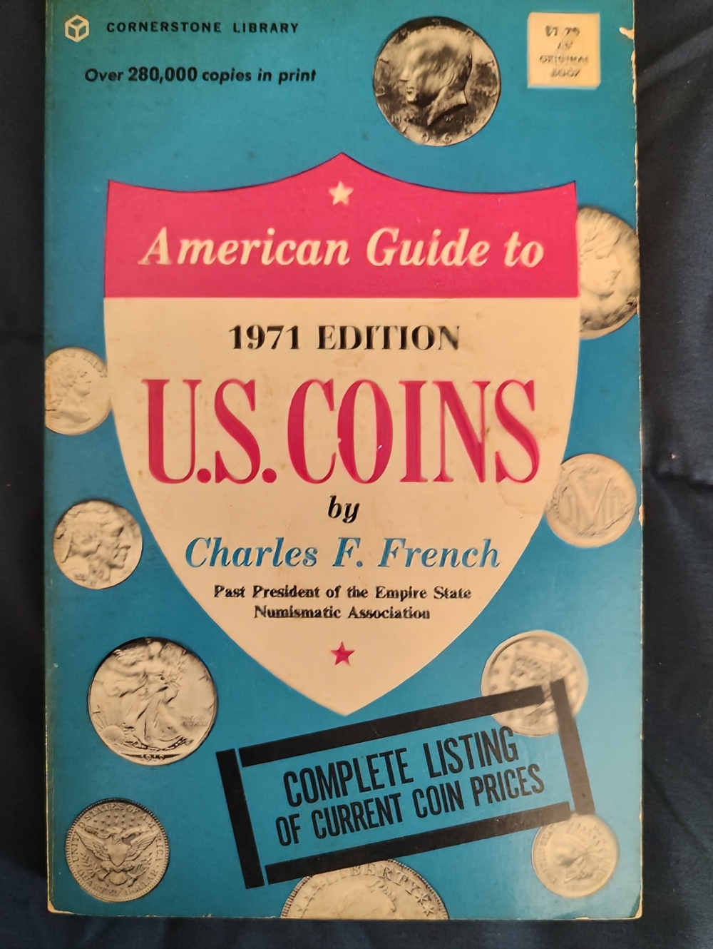 Vintage "American Guide to U.S. Coins 1971  Edition" by Charles F. French Pprbak
